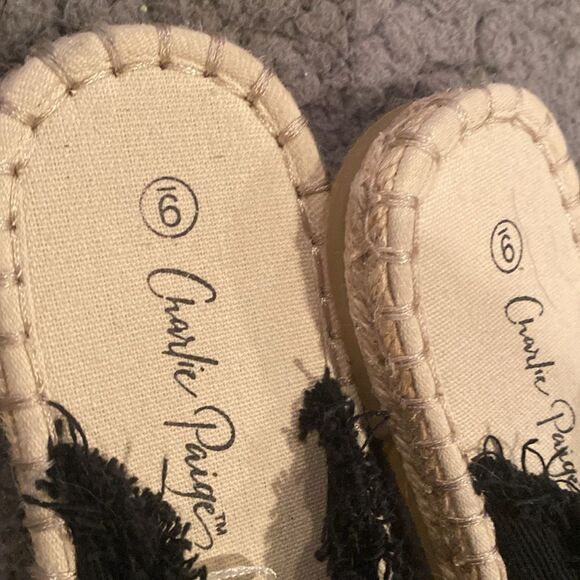 Charlie Paige Slides Black Size 9 - Picture 4 of 5